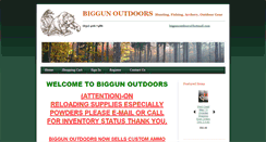 Desktop Screenshot of biggunoutdoors.com